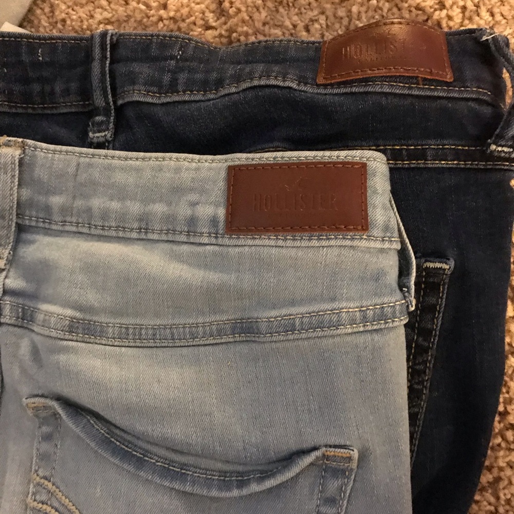 Two Hollister High Rise Super Skinny Jeans